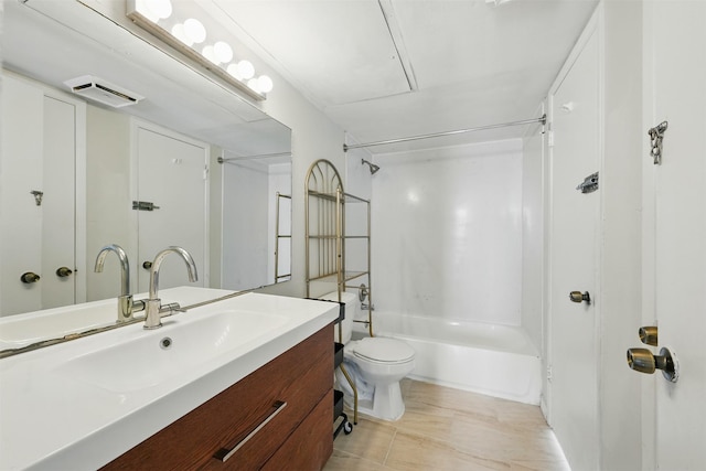 2626 Holly Hall St Unit 1102, Houston, TX 77054 - bathroom featuring vanity, toilet, and shower / bathtub combination