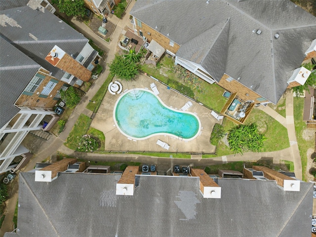 2626 Holly Hall St Unit 1102, Houston, TX 77054 - aerial overview of property's location featuring a pool