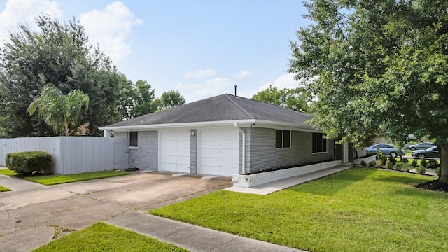 2701 Oaks Dr, Pasadena, TX 77502 - view of front of property featuring brick siding, an attached garage, driveway, and roof with shingles