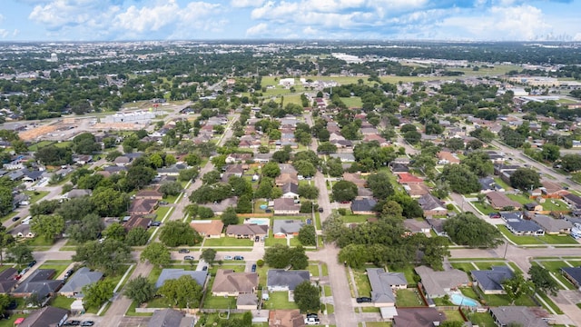 2701 Oaks Dr, Pasadena, TX 77502 - aerial view of property's location with nearby suburban area