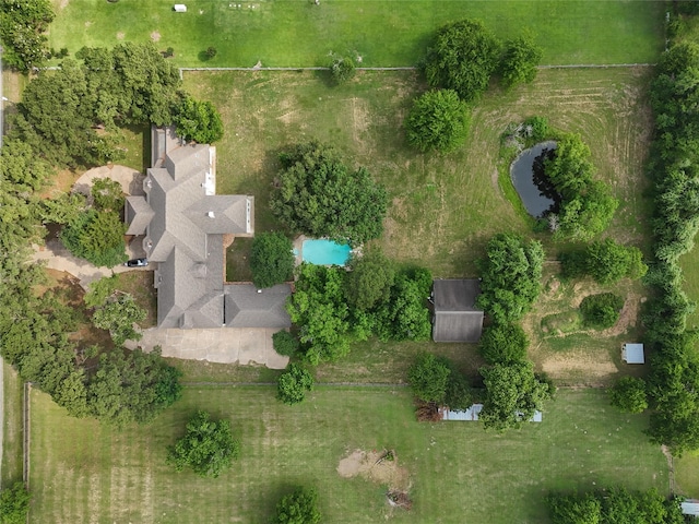 21310 Rosehill Church Rd, Tomball, TX 77377 - bird's eye view of a pool area