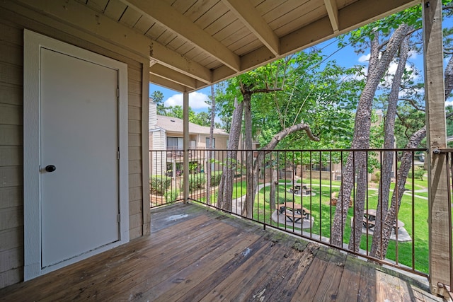 3500 Tangle Brush Dr Unit 48, The Woodlands, TX 77381 - wooden deck with a yard