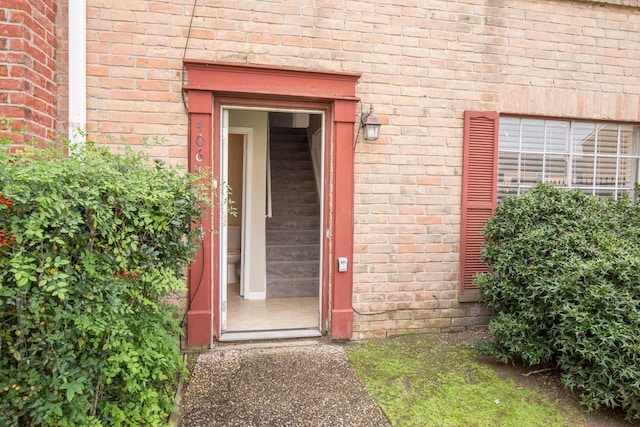 4064 Belle Park Dr Unit 4064, Houston, TX 77072 - view of exterior entry featuring brick siding