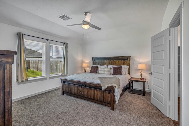 1709 Perch St, Alvin, TX 77511 - carpeted bedroom featuring a ceiling fan and baseboards