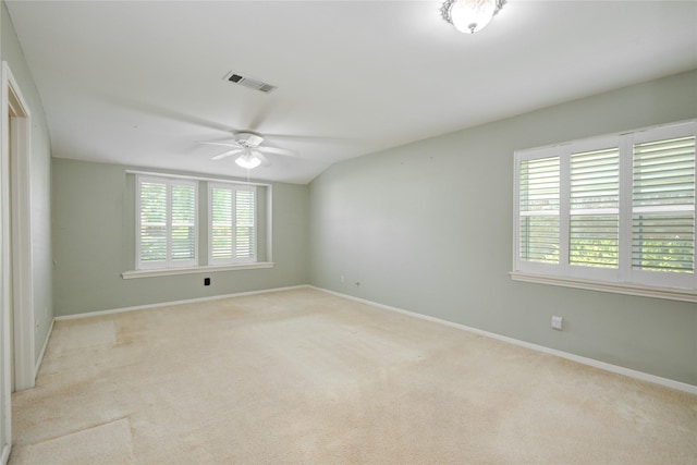 10902 Brentway Dr, Houston, TX 77070 - spare room featuring ceiling fan, healthy amount of natural light, and carpet flooring
