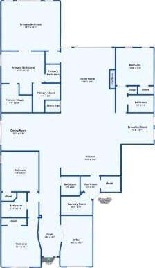 17414 Orchid Falls Ln, Conroe, TX 77302 - floor plan / room layout