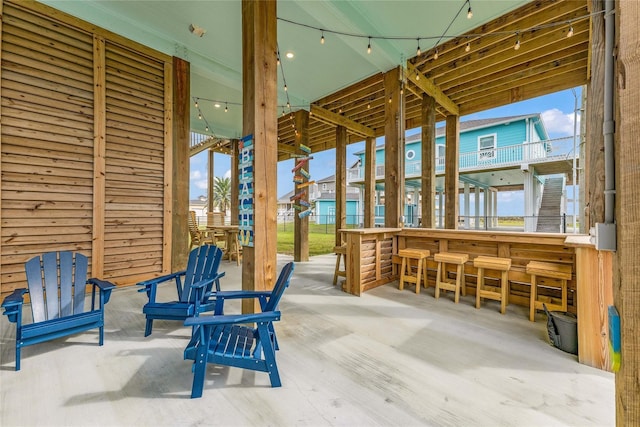 2336 Martinique, Crystal Beach, TX 77650 - view of patio