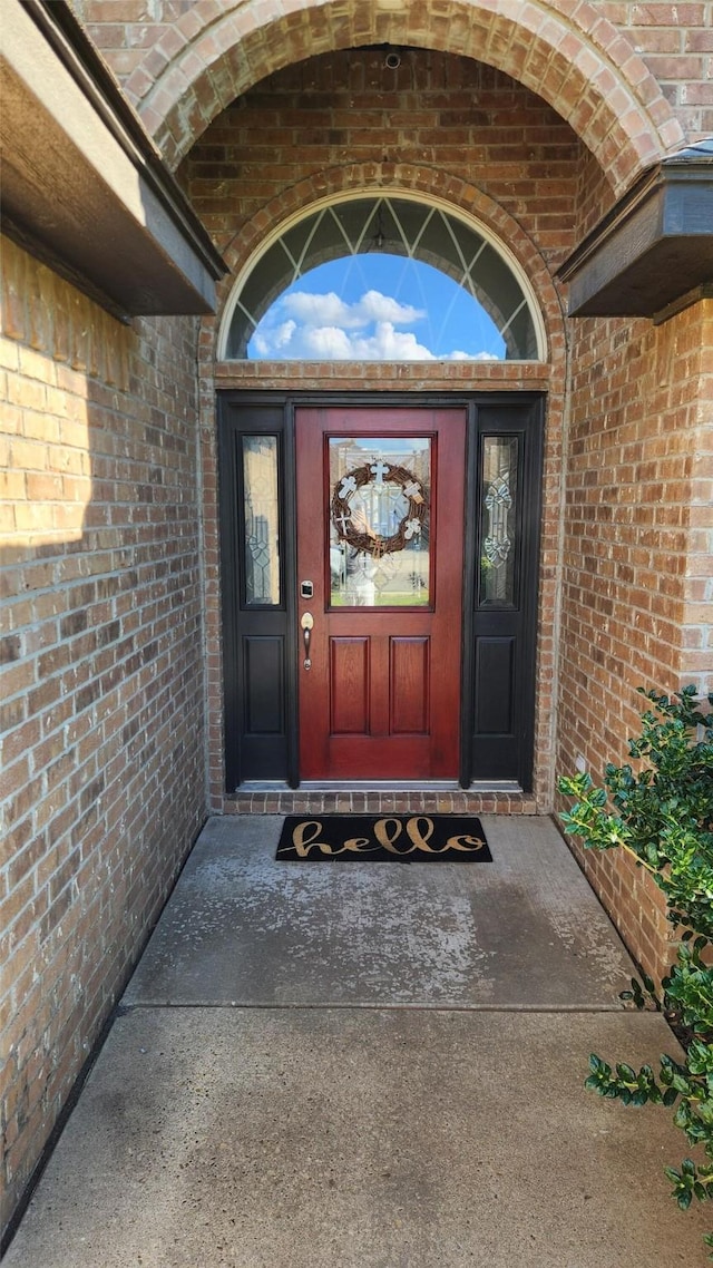 3905 Sierra Pl, Amarillo, TX 79118 - property entrance featuring brick siding