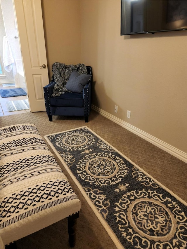 3905 Sierra Pl, Amarillo, TX 79118 - living area featuring carpet and baseboards
