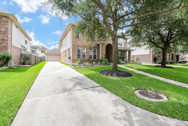 8423 Glenn Leigh Dr NE, Spring, TX 77379 - traditional-style house featuring brick siding and a garage