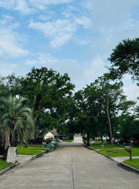9719 Lawngate Dr, Houston, TX 77080 - view of concrete street with curbs