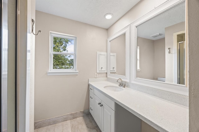15414 Ashburton Dr, Jersey Village, TX 77040 - full bath featuring vanity and a stall shower