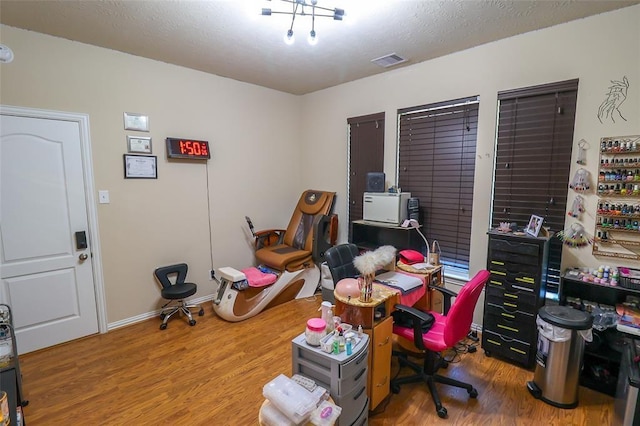 9911 Clear Diamond Dr, Rosharon, TX 77583 - office with wood finished floors and baseboards