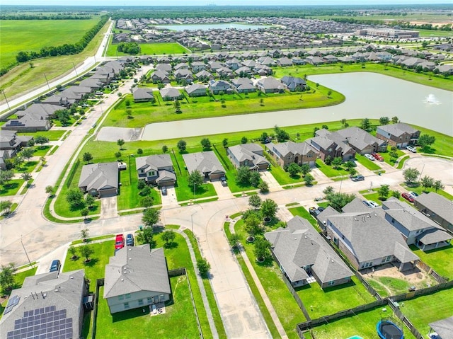 9911 Clear Diamond Dr, Rosharon, TX 77583 - aerial perspective of suburban area with a nearby body of water