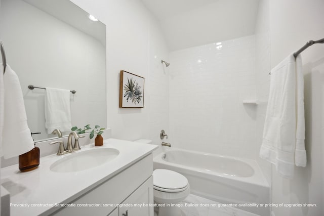 1816 Colquitt St, Houston, TX 77098 - full bathroom with vanity, toilet, and washtub / shower combination