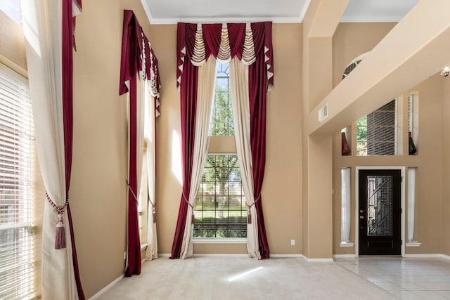 3915 Garnet Fls, Sugar Land, TX 77479 - carpeted entryway featuring baseboards