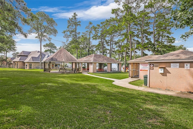 3303 Indian Mound Trl, Crosby, TX 77532 - back of house featuring a gazebo