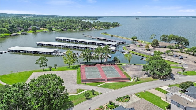 6981 Leisure Ln, Willis, TX 77318 - drone / aerial view of a large body of water