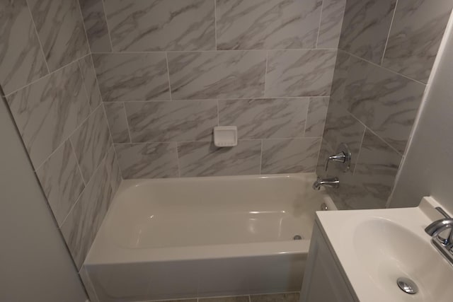 4737 Jefferson St, Houston, TX 77023 - full bathroom featuring vanity and shower / washtub combination