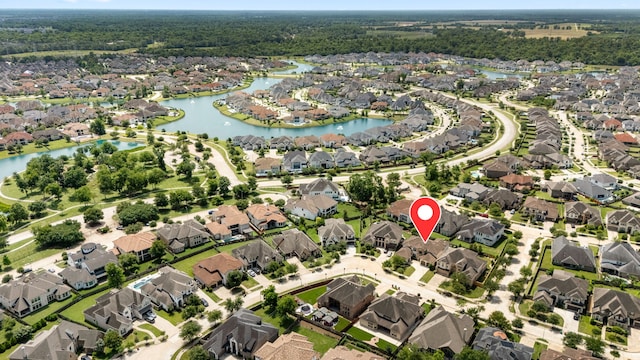 6407 Caparra Rock Ln, Sugar Land, TX 77479 - view of property location with nearby suburban area and a nearby body of water