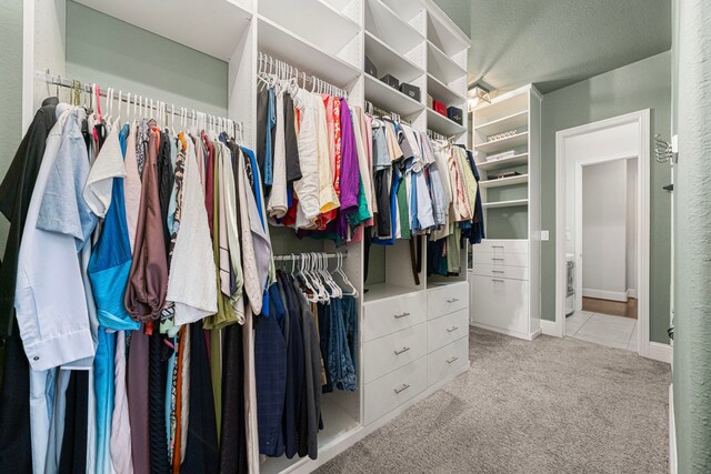 6407 Caparra Rock Ln, Sugar Land, TX 77479 - spacious closet with light carpet