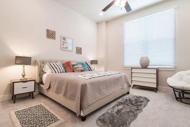 442 William D Fitch, College Station, TX 77845 - bedroom with baseboards, carpet flooring, and ceiling fan