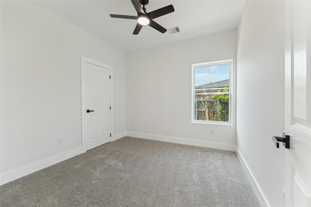 3708 Avenue S, Santa Fe, TX 77510 - carpeted spare room featuring a ceiling fan and baseboards