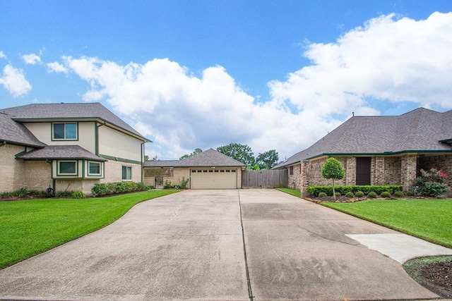 6310 Gleneagles Dr, Pasadena, TX 77505 - view of front facade featuring brick siding, a garage, and concrete driveway