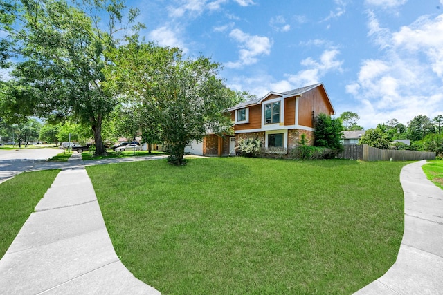 3223 Deer Valley Dr, Spring, TX 77373 - view of front of property with driveway and brick siding