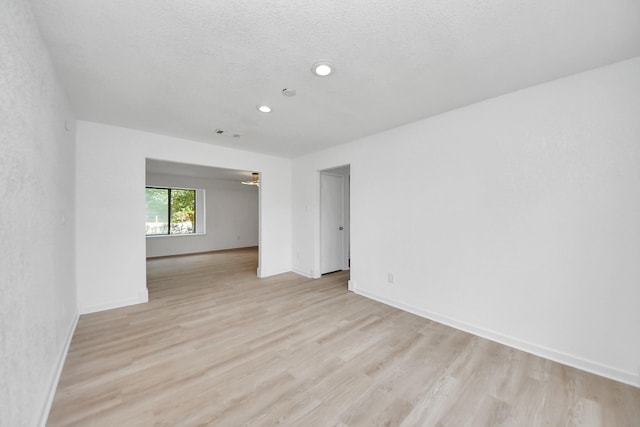 3223 Deer Valley Dr, Spring, TX 77373 - unfurnished room featuring light wood-type flooring, baseboards, and recessed lighting