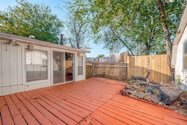 7650 Smiling Wood Ln, Houston, TX 77086 - view of wooden deck