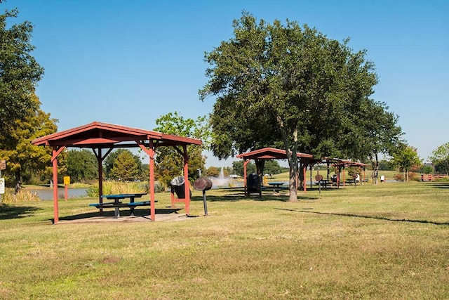 1803 Mustang Xing, Missouri City, TX 77459 - surrounding community featuring a gazebo and a yard