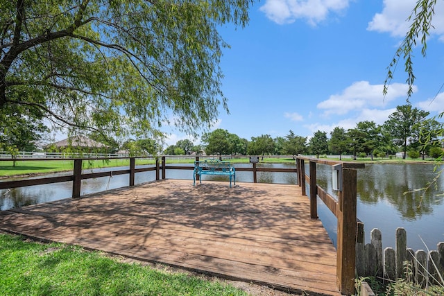 1827 E Cedar Bayou Lynchburg Rd, Baytown, TX 77521 - dock area featuring a water view