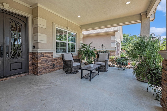 1827 E Cedar Bayou Lynchburg Rd, Baytown, TX 77521 - view of patio / terrace