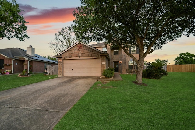 3702 Pebble Garden Ln, Katy, TX 77449 - view of front of property with brick siding, driveway, and an attached garage