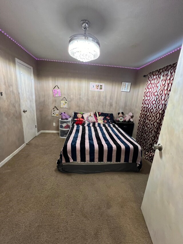 6639 Seaton Valley Dr, Spring, TX 77379 - carpeted bedroom with baseboards