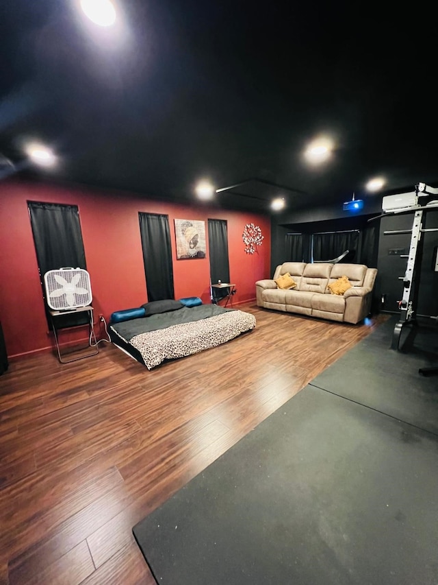 6639 Seaton Valley Dr, Spring, TX 77379 - cinema featuring wood finished floors