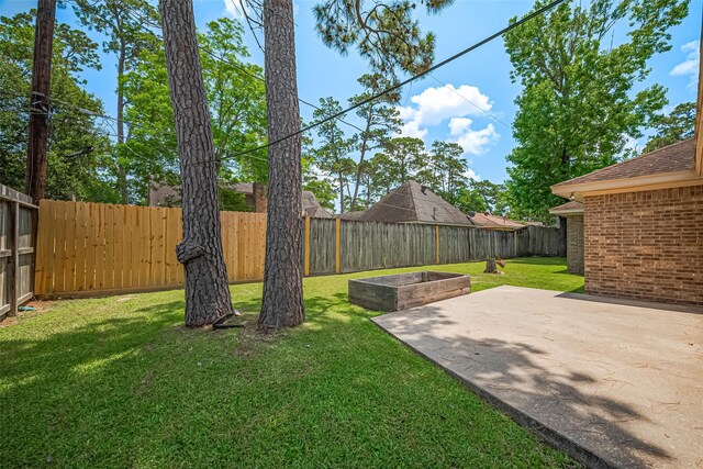 3705 Autumn Ln, Baytown, TX 77521 - view of yard with a patio area