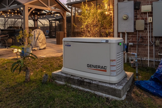 1802 Snow Goose Ln, Katy, TX 77493 - exterior view of a power unit and electric meter