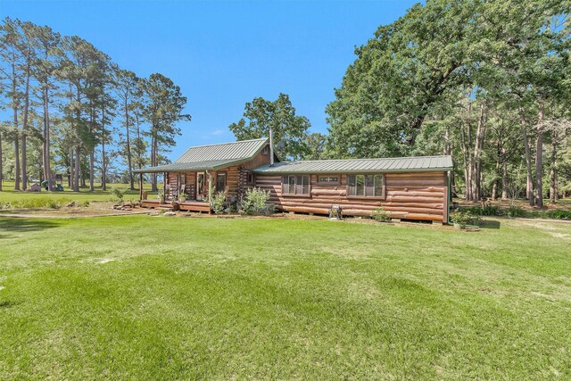 1356 Pegoda Ranch Rd, Woodlake, TX 75865 - view of grassy yard