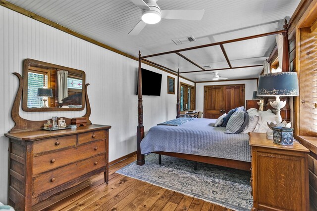 1356 Pegoda Ranch Rd, Woodlake, TX 75865 - bedroom featuring hardwood / wood-style flooring