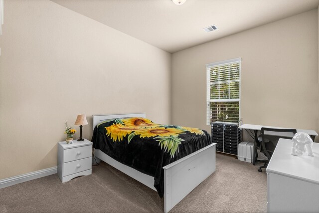 143 Jacks Corner Dr, Montgomery, TX 77316 - bedroom with light colored carpet, a desk, and baseboards