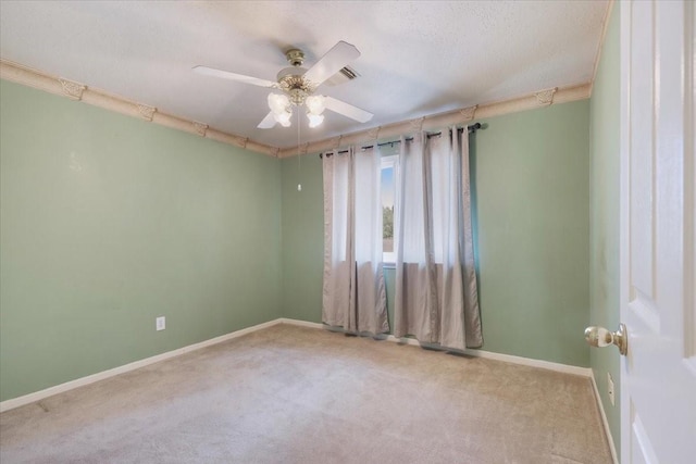 4910 Bayfair St, Pasadena, TX 77505 - spare room with ceiling fan and carpet flooring