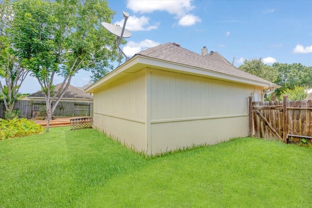 4910 Bayfair St, Pasadena, TX 77505 - view of property exterior featuring a fenced backyard and a shingled roof