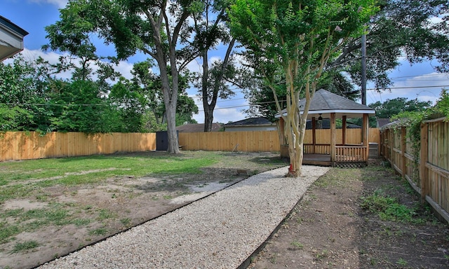 5313 De Lange Ln, Houston, TX 77092 - view of yard featuring a gazebo