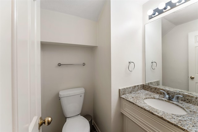 5515 Strack Rd Unit 101, Houston, TX 77069 - half bathroom with vanity and toilet