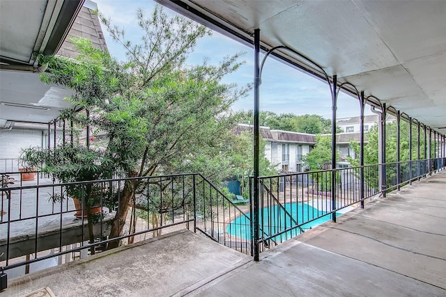 3300 Yorktown St Unit 17, Houston, TX 77056 - view of patio / terrace with a balcony