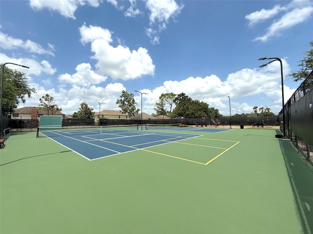 522 Chickory Field Ln, Pearland, TX 77584 - view of tennis court featuring community basketball court