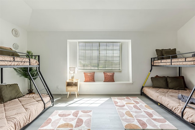 15135 Kamary Ln, San Antonio, TX 78247 - bedroom featuring baseboards and vaulted ceiling