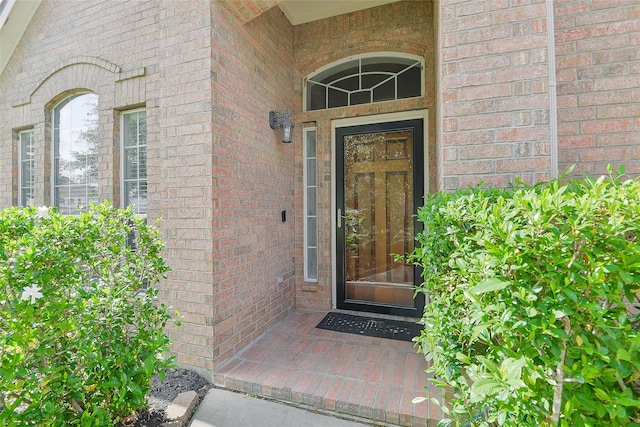 8810 Sailing Dr, Humble, TX 77346 - property entrance with brick siding